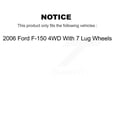 thumbnail image 2 of Transit Auto Front Left Hub Bearing Upper Control Arm with Ball Joint Lower Outer Inner Tie Rod & Sway Bar Stabilizer Link Kit (6Pc) for Car 2006 Ford F-150 4WD with 7 Lug Wheels K7T-107013, 2 of 11