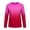 #02-Hot Pink, variant on YAYUBA Boys Girls UPF 50 Rash Guard Neon Swim Shirts UV Sun Protection Long Sleeve Swimwear for Kids Slim Fit Size 3-4 Years, Orange