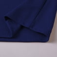 thumbnail image 5 of GrmtClth Men's Textured Knit Henley Shirt Short Sleeve Notch Neck Casual Top Soft Breathable Daily Wear Work Hiking Outdoor Activities Tee Navy M, 5 of 5