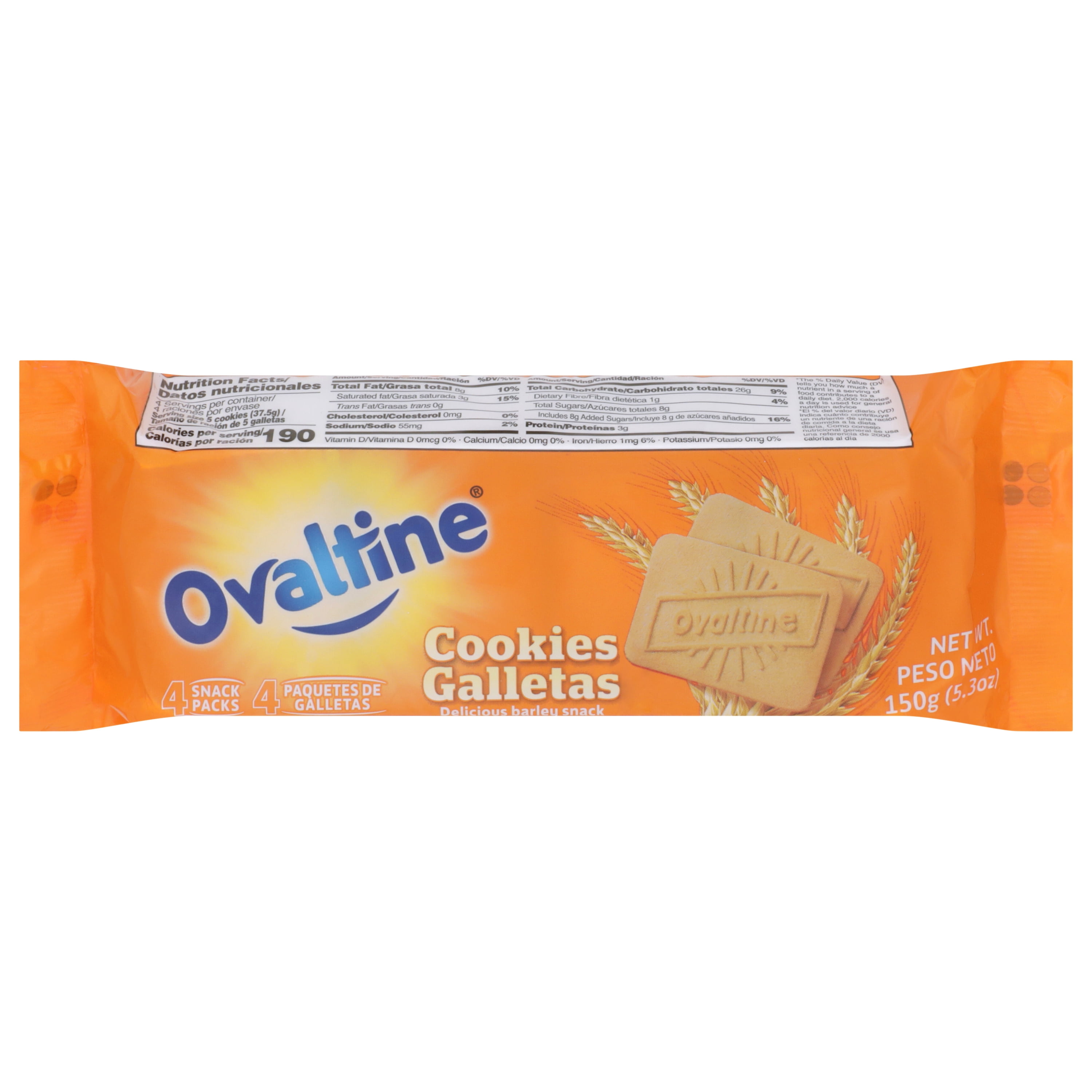 (12 pack) Ovaltine Cookies, 5.3 oz Bag