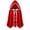 Hot Pink, variant on BWASD Adult Hooded Cloak for Women Trendy Lace Trim Velvet Short Cape Retro Gothic Shawl Halloween Fashion Clothing Spooky Season Party Dress Up