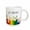White, variant on 3drose, Get Creative Color Pencils, 11oz Two-tone Green Mug