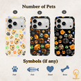 thumbnail image 5 of Custom Pet Phone Case for iPhone 17/ 17 Air/ 17 Pro/ 17 Pro Max, YingMart Personalized Pet Portrait Cover with Paw, Heart, Fish & Bone Symbols (DarkBrown, iPhone17ProMax, Style2), 5 of 98