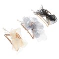thumbnail image 2 of 3 pinzas para el pelo decorativas con lazo, de metal, accesorios de moda., 2 of 8