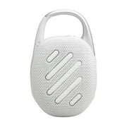 JBL Clip 5 Bluetooth Speaker and divvi! Protective Case Bundle - White