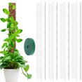 thumbnail image 2 of Adifare 24 Inch Plastic Moss Poles for Plants Monstera Reusable Semi-cylindrical Sphagnum Moss Poles Hollow Self Watering Plant Support Stick for Climbing Plants Indoor Plants, 2 of 11