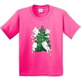 thumbnail image 3 of Inktastic Kawaii Cats Christmas Tree Youth T-Shirt, 3 of 5