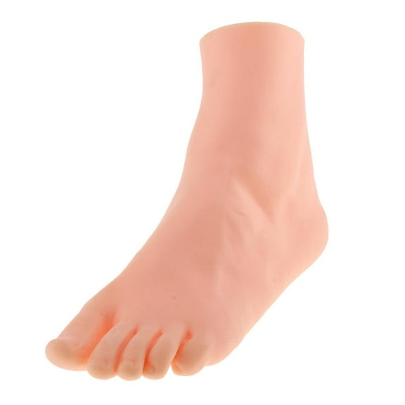 Lifesize Female Mannequin Foot - Display , Sandal, Shoes, Socks Display - Skin Color