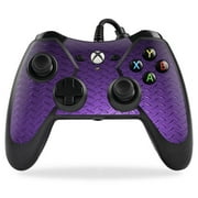 MightySkins PREXBONCO-Purple Diamond Plate Skin for PowerA Pro Ex XBox One Controller Case Wrap Cover Sticker - Yeah Mon