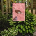 thumbnail image 2 of Caroline's Treasures BB7984GF Jersey Buff Turkey Hen Pink Check Flag Garden Size , Small, multicolor, 2 of 3