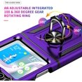 thumbnail image 4 of for Samsung Galaxy Z Flip 5 Case with Hinge Protection and 360°Rotate Ring Magnetic Kickstand, Samsung Z Flip 5 Phone Case for Samsung Galaxy Z Flip 5 5G (Purple), 4 of 8