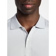 thumbnail image 4 of George Men's and Men's Big & Tall Short Sleeve Interlock Polo Shirt, Sizes S-5XL, LT-3XLT, 4 of 5