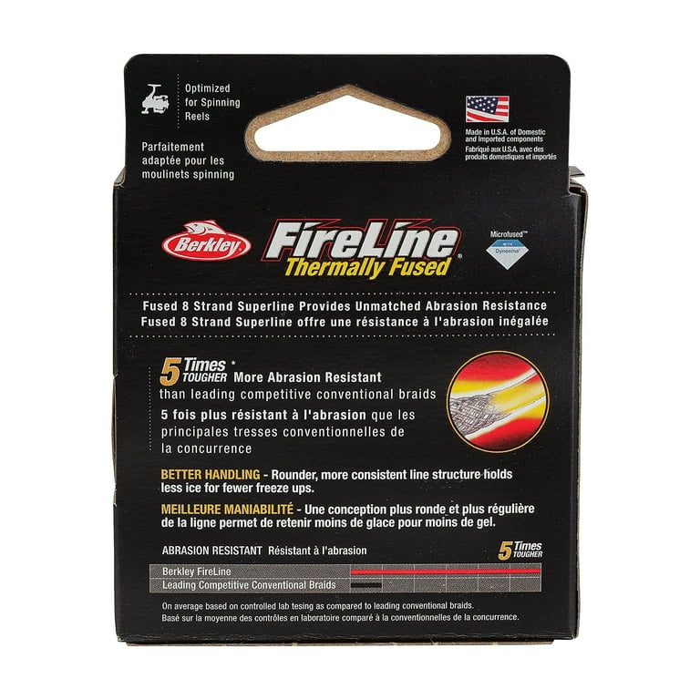 Berkley FireLine® Fishing Line, Smoke, lb Test Strength, 50 yd