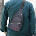 thumbnail image 4 of Fiudx Ofertas de la semana Bolso de pecho para hombre, bandolera de moda para hombre y mujer, bolso de hombro funcional para viento, nuevo bolso informal de negocios deportivo para ocio, 4 of 6