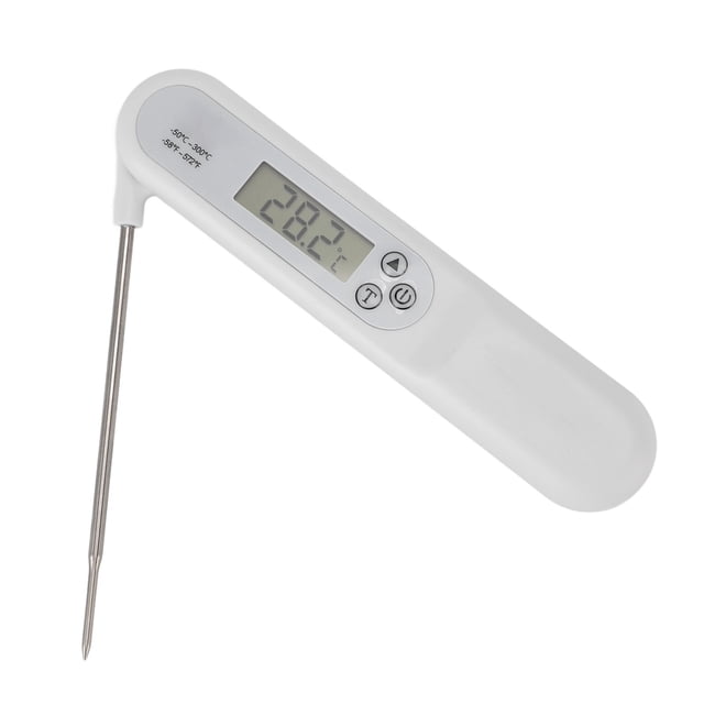 Instant Read Thermometer, Multifunctional Accurate Sensing Folding Probe Meat Digital Thermometer for Kitchen Use