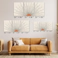 thumbnail image 6 of Boho Wall Decor for Bedroom Sun Wall Pictures Mid Century Modern Minimalist Boho Wall Art Prints for Nursery Room Decor Sunrise on the Horizon Neutral Geometric Illustrations Line Artwork 12"x16", 6 of 6