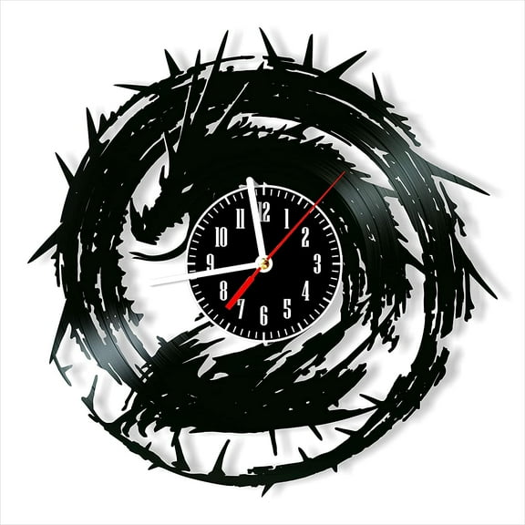 Guild Wars Vinyl Record Wall Clock Retro style Wall clock Silent Home Decor Unique Art Special Home Accessories Creative Personality Gift