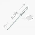 thumbnail image 4 of CIMAXIC Stainless Steel Sharpening Rod Professional Sharpener Honing Steel for Home Chef Cooks,12.01"X1.38"X1.38", 4 of 4