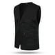 thumbnail image 5 of pstuiky Camiseta sin mangas para hombre, Camiseta de tirantes con cuello en V, multibolsillos y cremallera para exteriores, de color liso y práctica para hombre Camisas para hombres xxxxl, 5 of 7