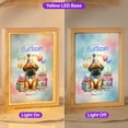 thumbnail image 2 of Happy Birthday Cute Puppy Mastiff with Cake Gifts Party Hat Acrylic Plaque with Wood Photo Frame Box Mastiffs Dog Lover Gifts Idea Light Box - 00029, 2 of 5