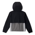 thumbnail image 2 of COLUMBIA GIRLS' TABOR TRAIL WINDBREAKER MEDIUM BLACK/COLUMBIA GREY/CITY GREY, 2 of 4