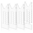 thumbnail image 1 of Juego de Topes Ajustables de Acrílico Transparente para Sofás, de 6,69 A 11,34 Pulgadas, para Protección de  y Seguridad  Incendios para Muebles, 1 of 1