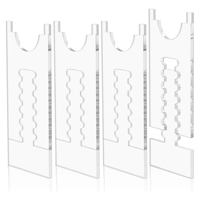 Juego de Topes Ajustables de Acrílico Transparente para Sofás, de 6,69 A 11,34 Pulgadas, para Protección de y Seguridad Incendios para Muebles