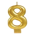 thumbnail image 2 of Velas de Cumpleaños Granmark No. 8 Dorada, 2 of 4