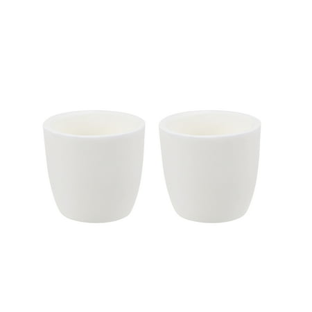10ml Corundum Alumina Crucible High Purity for Foundry Melting Casting Refining 2 Pack