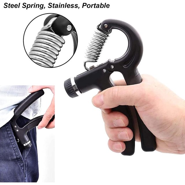 Paquete de 2 dispositivos de entrenamiento manual, entrenador de músculos de mano, mancuerna de dedo de entrenador de mano XianweiShao 8390614945845