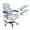 Butterfly Blue, variant on SCRAWLGOD Heart Leopard Print 3 Pcs Set Soft Computer Chair Slipcover with Arm Rest Covers Easy to Install Boss Chair Protector Anti-Dust Universal Desk Chair Cover, L