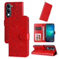 thumbnail image 1 of Funda tipo cartera GANGXUN para Vivo Y04 , diseño girasol, cuero PU, soporte, cierre magnético, tarjetero, 1 of 5
