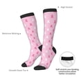 thumbnail image 4 of Sikiie Breast Cancer Awareness5 Knee Socks, High Socks Long Stretchy Sock Women Knee High Stocking, Long Socks for Women, 4 of 6