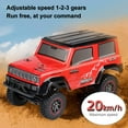 thumbnail image 6 of LINLIN 1:18 Scale 2.4G Mini RC Rock Crawler Car,RTR Version Remote Control Off-Road Climbing Truck Car Vehicle Models, 6 of 8