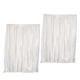 thumbnail image 1 of Par de ranuras en parte /ojal, cortina ,  cortinas para ventana para decoración del hogar White Rod Pocket_L Zulema Cortina opaca de la puerta de la ventana, 1 of 3