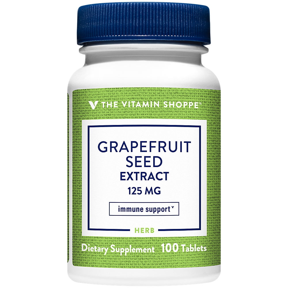 The Vitamin Shoppe Grapefruit Seed Extract 125MG, Antioxidant Herbal