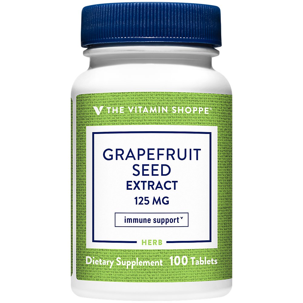 The Vitamin Shoppe Grapefruit Seed Extract 125MG, Antioxidant Herbal