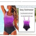 thumbnail image 4 of Traje de baño deportivo KAIYANG para mujer Monokini S morado, 4 of 5