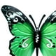 thumbnail image 5 of Escultura colgante de mariposa, decoración de pared de metal, obra de arte vívida, decorativa, antioxidante. Verde, 5 of 9