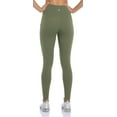thumbnail image 7 of Women's Active Stretch Leggings with Pockets Mid Rise Yoga Pants, 7 of 7