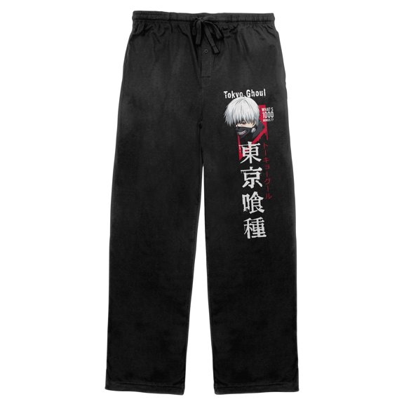 Tokyo Ghoul What's 1000 Minus 7 Men's Black Sleep Pajama Pants