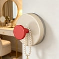 thumbnail image 6 of Round Suction Cup Wall Hook for Bathroom Kitchen Bedroom, No Drill Hanging Handle for Tile Glass Smooth Surfaces, Towel Hook for Home Storage, Red, 6 of 7
