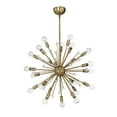 thumbnail image 2 of Galea 24-Light Chandelier in Warm Brass, 2 of 7