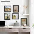thumbnail image 4 of Picrit 8x10 Picture Frame, Real Glass Front and Black Backboard, Wall Gallery Photo Frames for Wall Mounting or Tabletop Display, 4 of 7