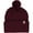 Burgundy, variant on 100% Merino Wool Knit Cuff Pom Beanie - Midweight
