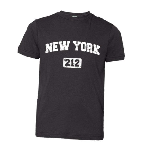 PleaseMeTees™ Youth New York 212 Area Code I Love NY Distressed HQ Tee
