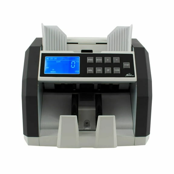 Royal Sovereign High Speed Bill Counter with UV/MG/IR Detection 1500 Bills/Minute Black