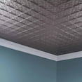 thumbnail image 4 of FASÄDE Traditional Style/Pattern 10 Decorative Vinyl 2ft x 4ft Glue Up Ceiling Panel in Galvanized Steel (5 Pack), 4 of 7