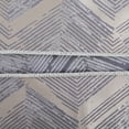 thumbnail image 2 of Vickerman 2.5" x 10 Yards Gray and Beige Chevron Sheen Christmas Ribbon, 2 of 3