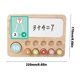 thumbnail image 3 of Juego de Aprendizaje del Alfabeto y Matemáticas Educativo con Bloques de Madera de Números y Letras, Tarjetas de Preguntas y Bolígrafo para el Aprendizaje en el Aula y en Casa, 3 of 6